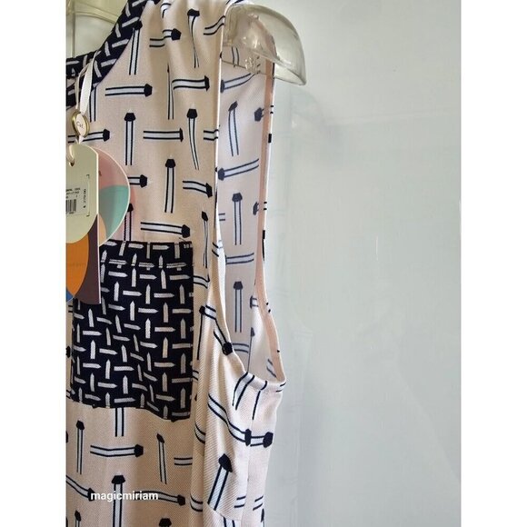 BNWT Ted Baker London Mural Drop Waist Dress - Picture 5 of 11